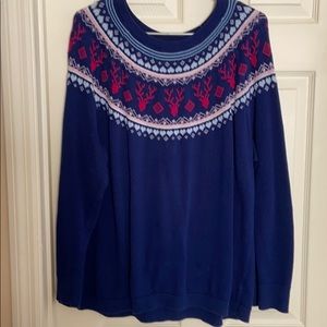 2X Talbots Women’s Navy Winter Sweater Long sleeve